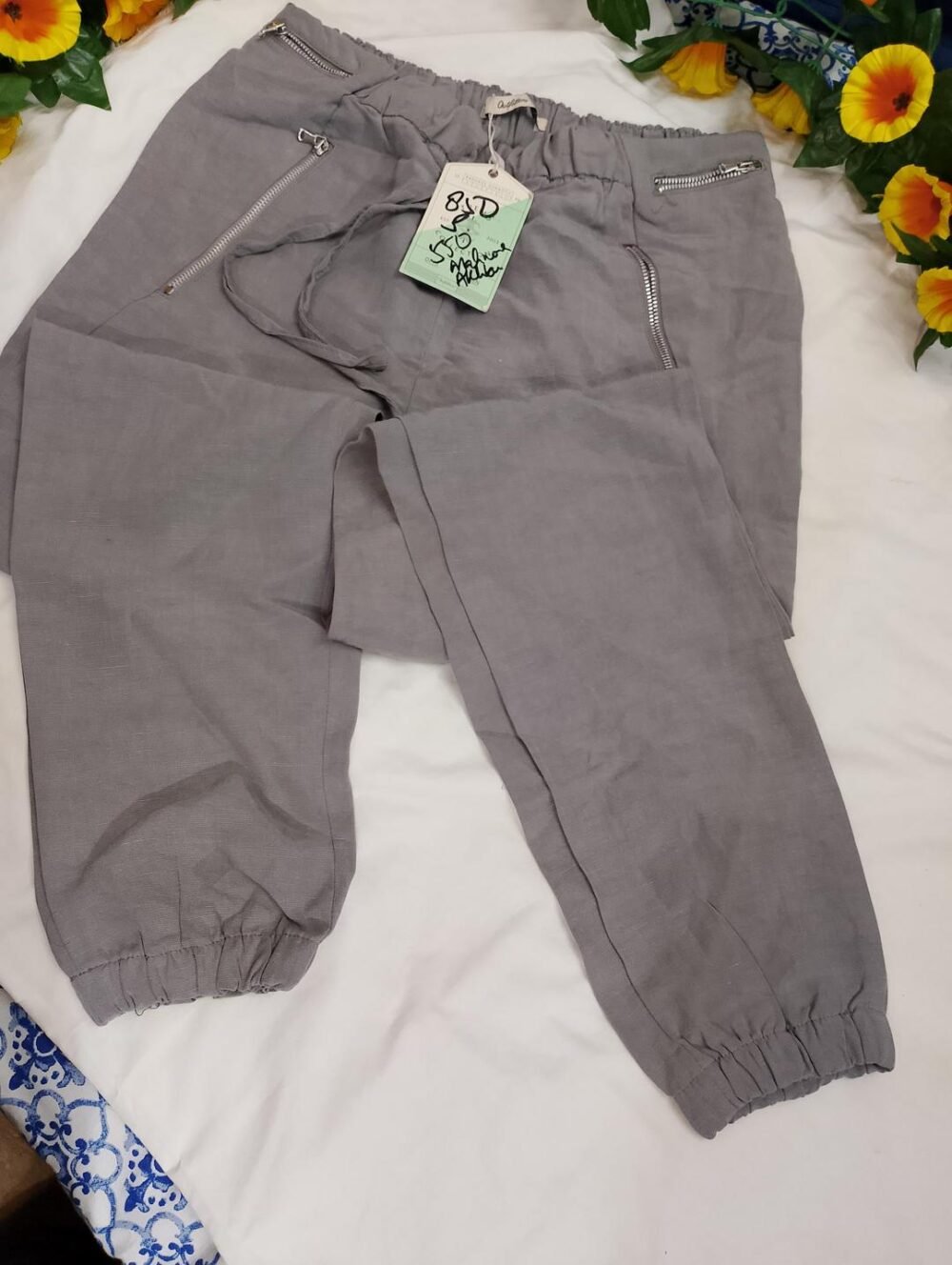2 Pcs Women's Stitched Plain Jeans - Image 3