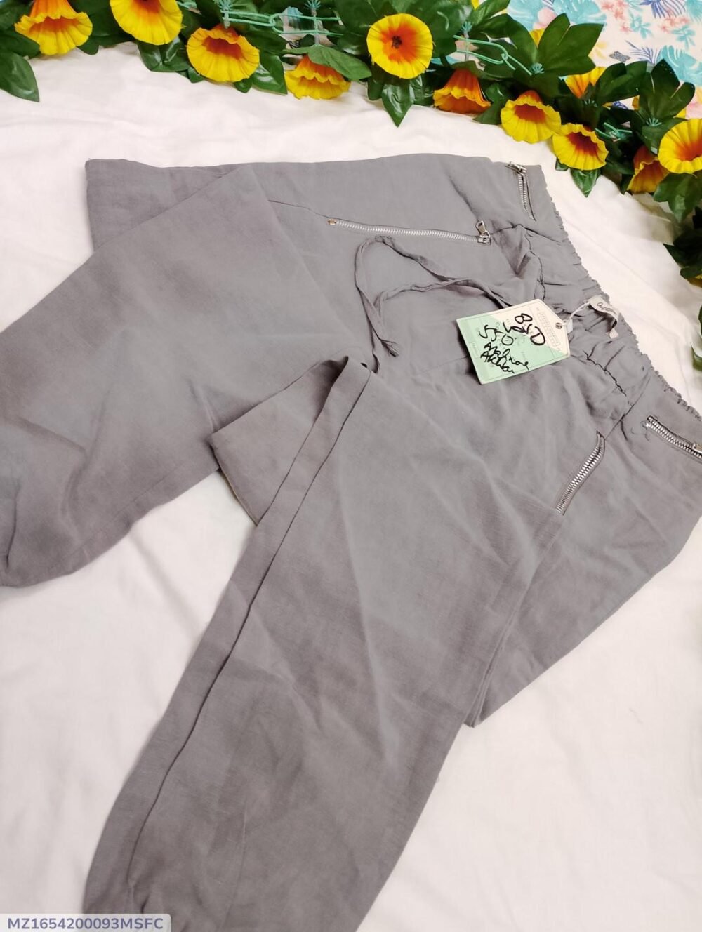 2 Pcs Women's Stitched Plain Jeans - Image 2