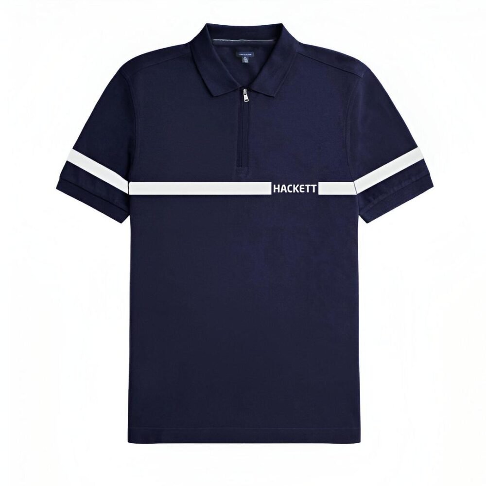 Men's Cotton Texture Polo Shirt - Image 6