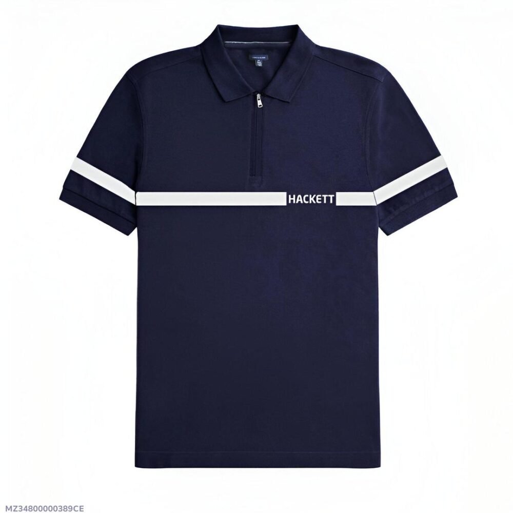 Men's Cotton Texture Polo Shirt - Image 7